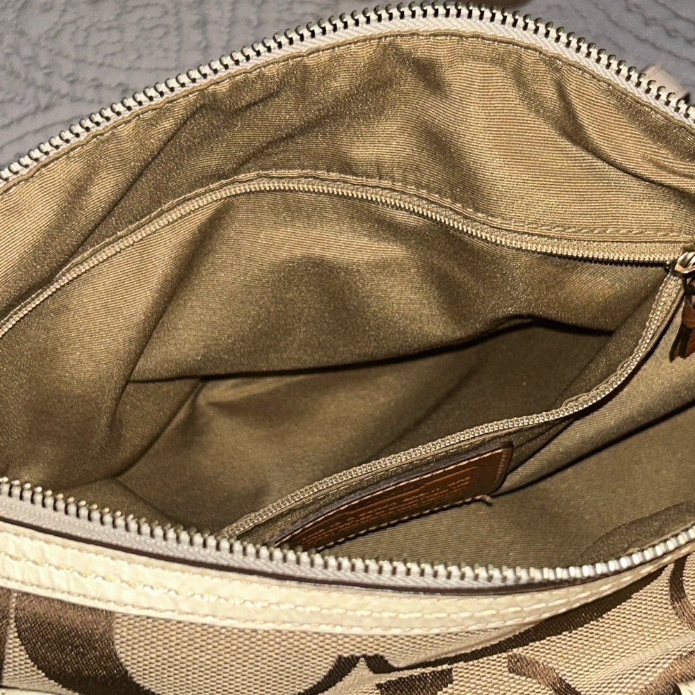 ✨COACH EUC✨Stylish Tan and Brown Women's Bag - Picture 10 of 16